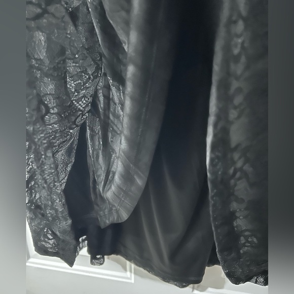 5x Babydoll Stretch Lace Smocked Bodice Square Neck Top - Picture 7 of 7